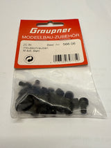 Graupner M4 x 6mm Hex Head Bolts - Pack of 20 566.06