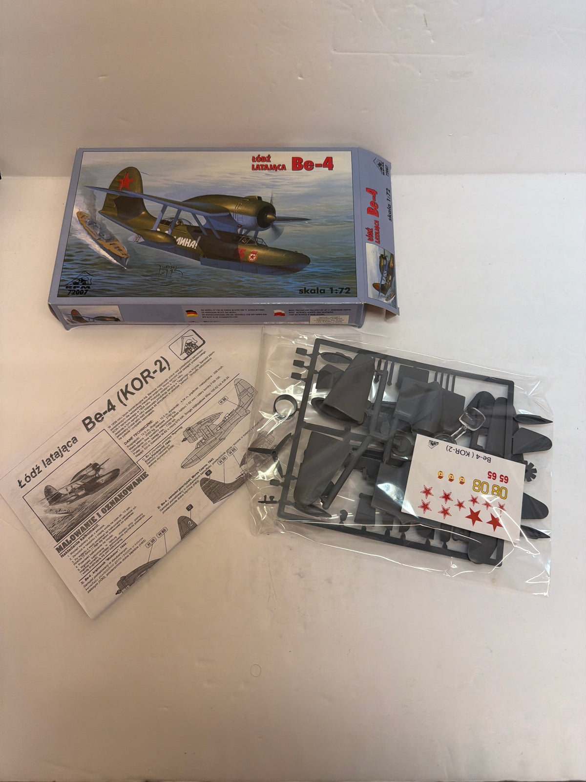 RPM 72007 Beriev Be-4 (KOR-2) Soviet Flying Boat — 1:72 Plastic model aircraft kit