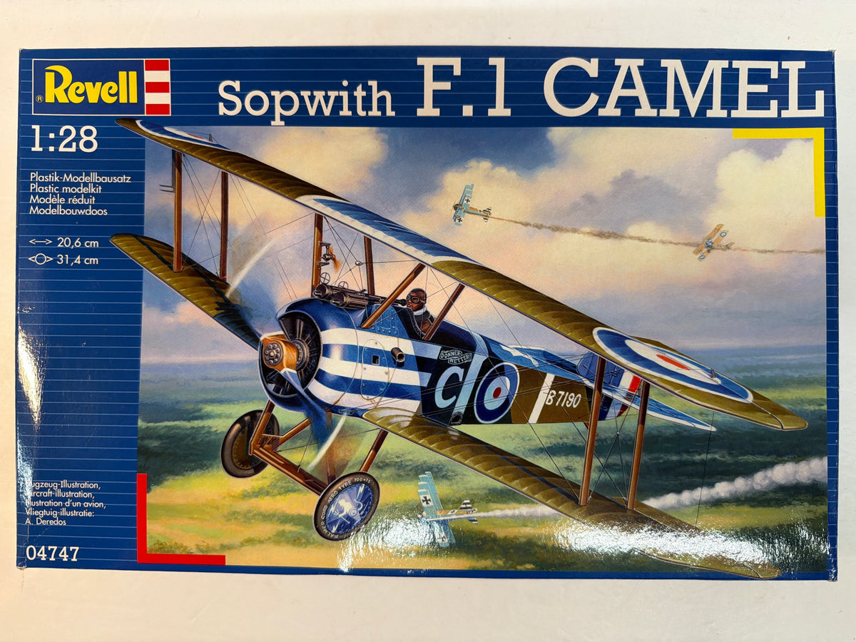 Revell Plastic aircraft kit Sopwith F.1 Camel 1:28 04747 Opened but missing instructions