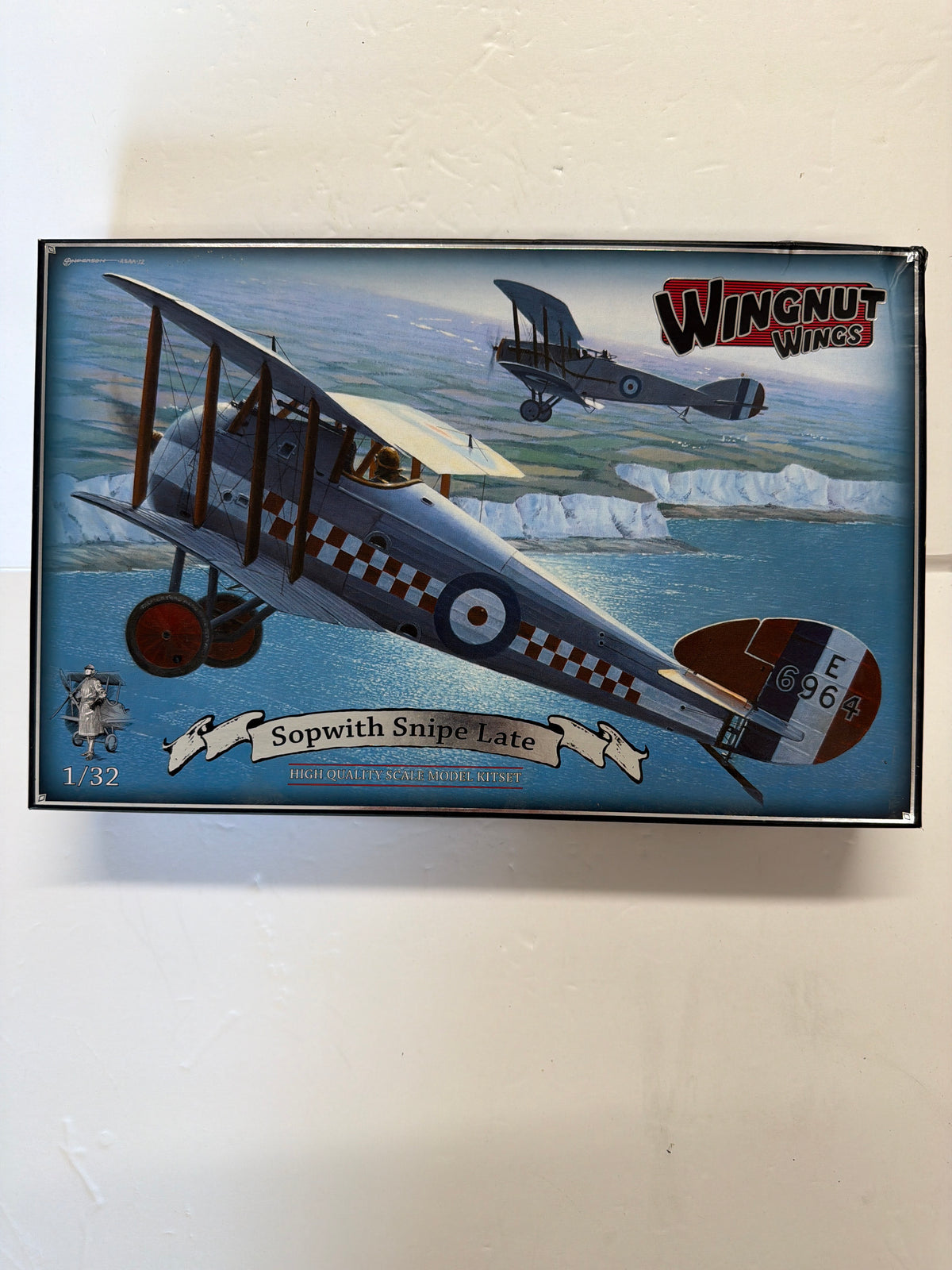 WingNut Wings Sopwith Snipe Late 1/32 this model has been started to a high standard Plastic Model Kit with extras seat and harness