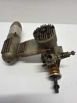 Second Hand Aircraft Engine 2-stroke Magnum 40 GP with silencer (Box 62)