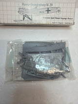 Pegasus Brandenbury W.29 Aircraft 1/72 Plastic model Kit Vintage