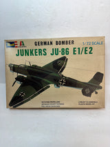 Italaerei Junkers Ju 86 E1/E2 German Bomber 1/72 Plastic model Kit Vintage