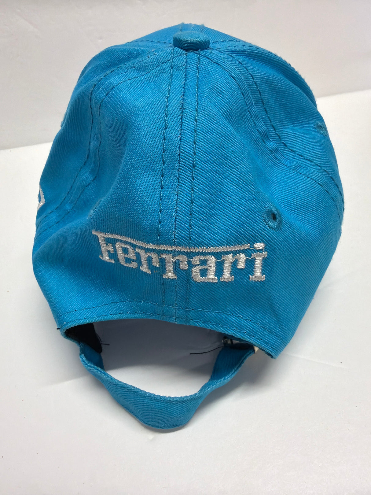 Ferrari Scuderia F1 Formula One Racing -Light Blue- Adjustable Baseball Cap (second hand)