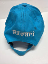 Ferrari Scuderia F1 Formula One Racing -Light Blue- Adjustable Baseball Cap (second hand)