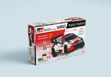 BELKITS 1/24 Toyota GR Yaris Rally Guanajuato Mexico Winner 2023 Kit BEL026