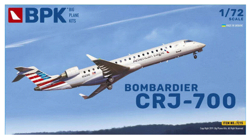 BIG PLANE KITS 1/72 Bombardier CRJ-700 Kit 7215