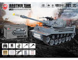 BROTHER TANK RC TANK 1:18 GERMAN TIGER 1 GREY