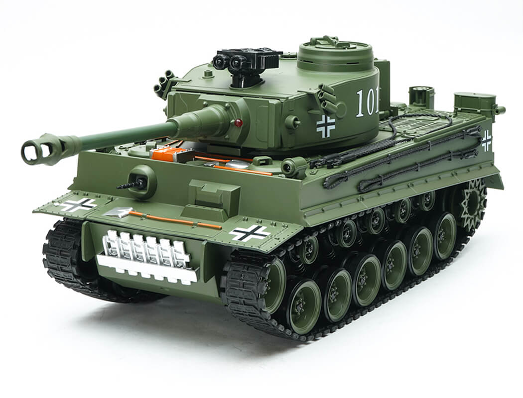 BROTHER TANK RC TANK 1:18  GERMAN TIGER 1 - GREEN