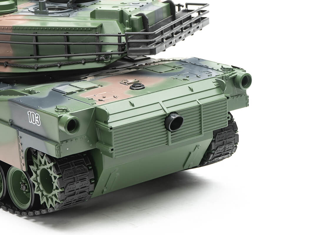 BROTHER TANK RC TANK 1:18 USA M1A2 CAMO GREEN