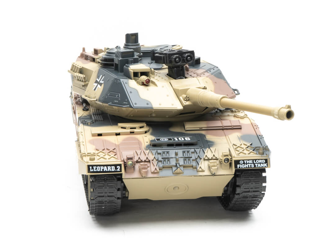 BROTHER TANK RC TANK 1:18 GERMAN LEOPARD 2 DESERT CAMO