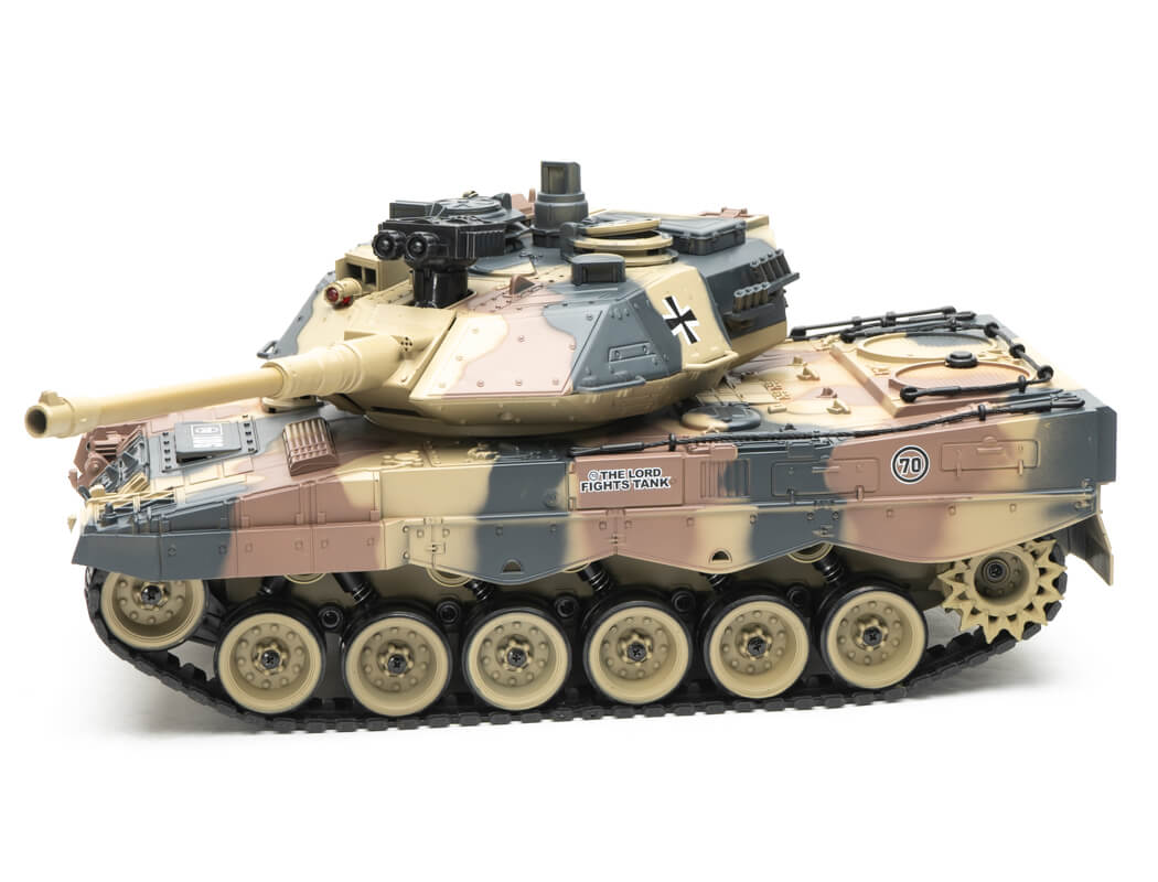 BROTHER TANK RC TANK 1:18 GERMAN LEOPARD 2 DESERT CAMO