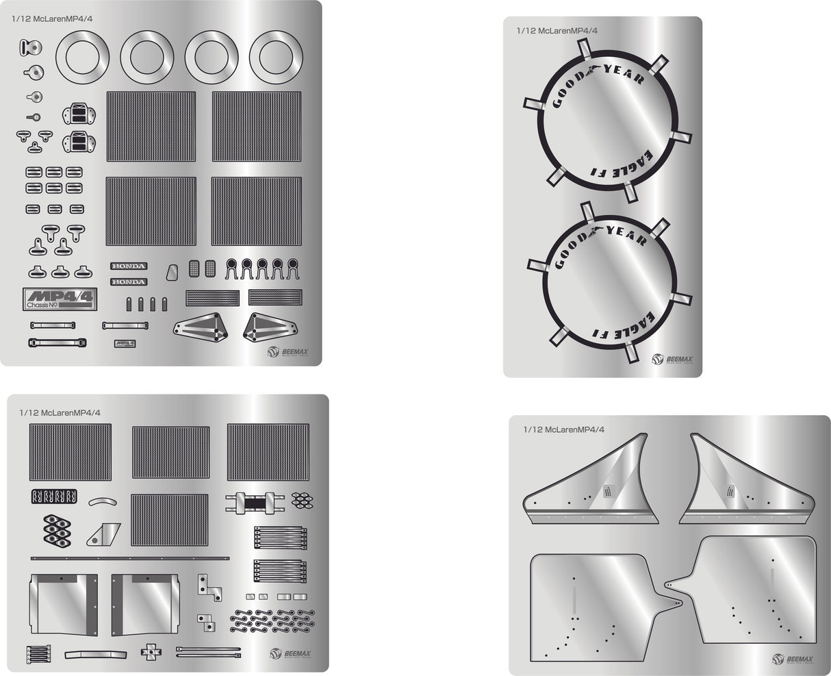 BEEMAX Detail Parts for 1/12 McLaren MP4/4