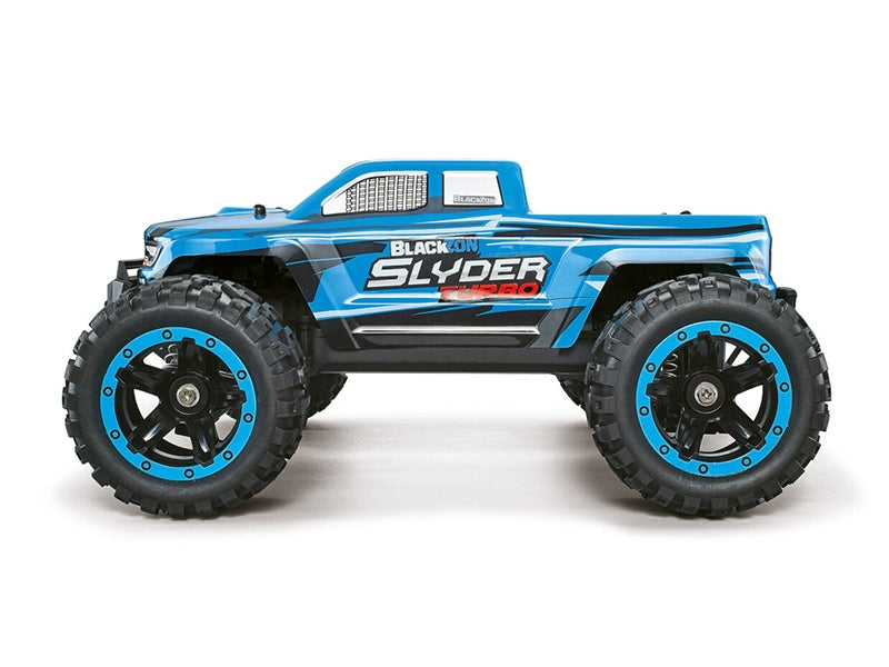 HPI BlackZon Slyder MT Turbo 1/16 4WD 2S Brushless Stadium Truck - Blue