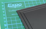 Plastic Sheet PK.3 SHEETS 1.5mm (60 THOU) BLACK