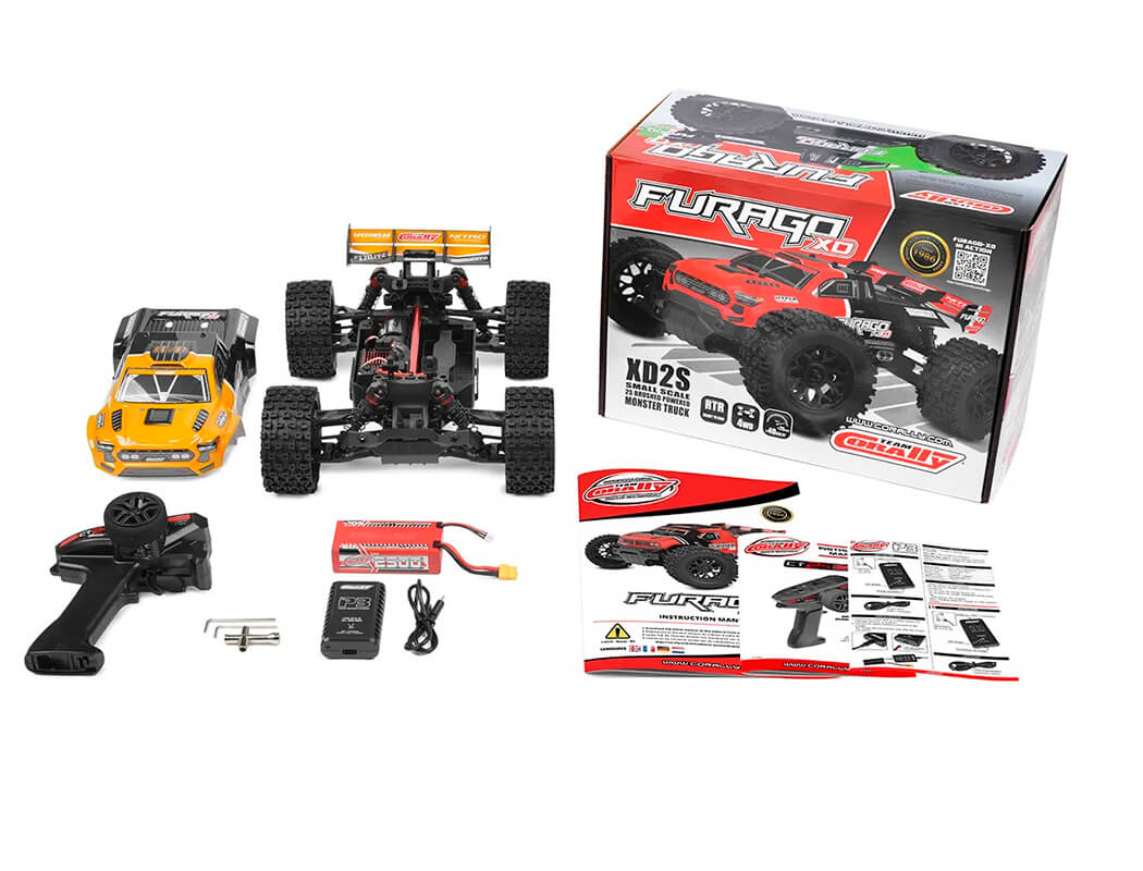 CORALLY 1/12 FURAGO XD RTR TRUCK - Orange