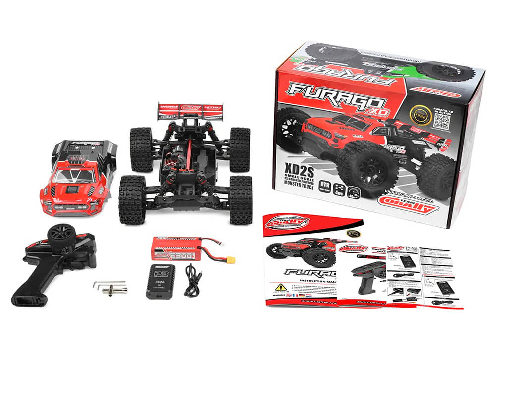 CORALLY 1/12 FURAGO XD RTR TRUCK - Red