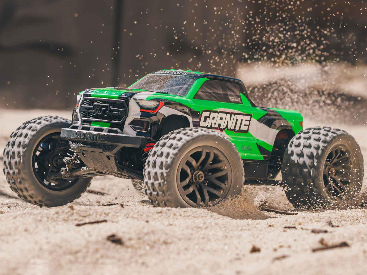 Arrma Granite GROM 4wd MT 1/18 RTR Mega with Lipo Batt/USB Charger - Green