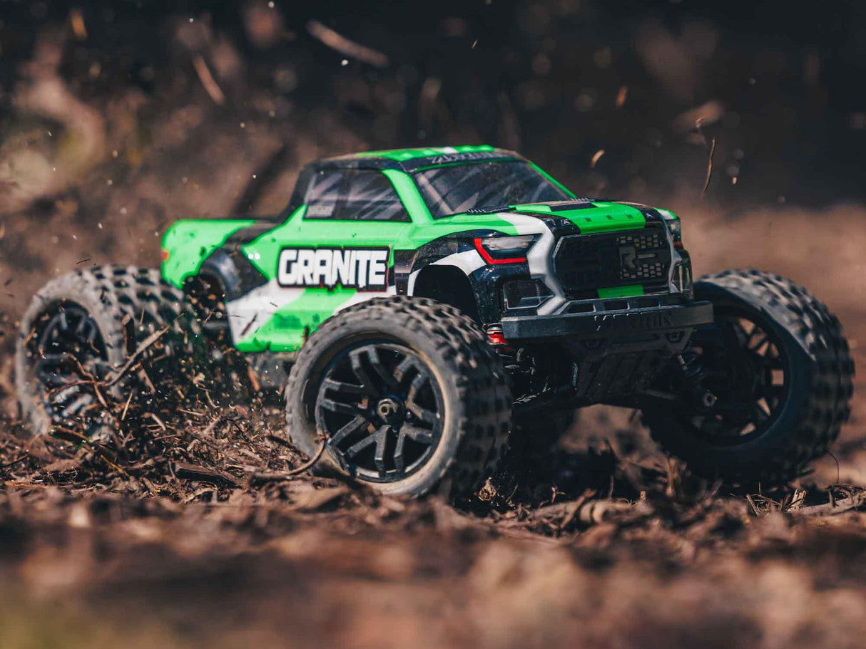 Arrma Granite GROM 4wd MT 1/18 RTR Mega with Lipo Batt/USB Charger - Green