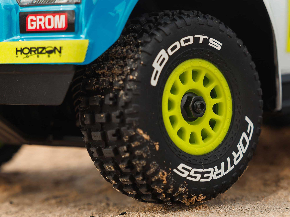 ARRMA MOJAVE GROM MEGA 380 Brushed 4X4 Small Scale Desert Truck RT - Blue/Green -