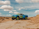 ARRMA MOJAVE GROM MEGA 380 Brushed 4X4 Small Scale Desert Truck RT - Blue/Green -