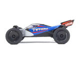 Arrma 1/18 Typhon GROM 4wd Smart RTR with Lipo Batt/USB Charger - Blue/Silver