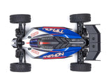 Arrma 1/18 Typhon GROM 4wd Smart RTR with Lipo Batt/USB Charger - Blue/Silver