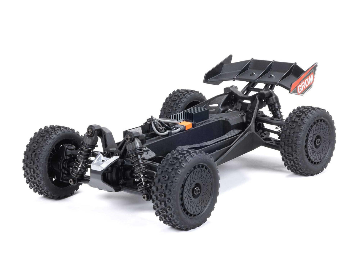 Arrma 1/18 Typhon GROM 4wd Smart RTR with Lipo Batt/USB Charger - Blue/Silver