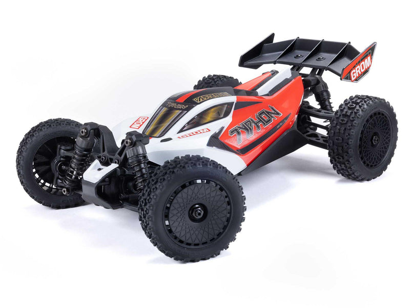 Arrma 1/18 Typhon GROM 4wd Smart RTR with Lipo Batt/USB Charger - Red/White