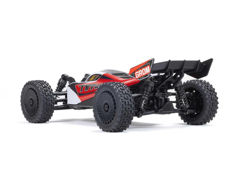 Arrma 1/18 Typhon GROM 4wd Smart RTR with Lipo Batt/USB Charger - Red/White