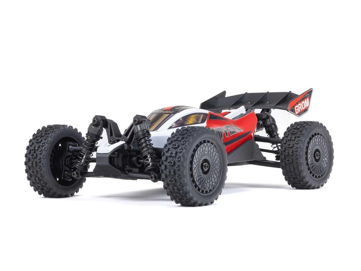 Arrma 1/18 Typhon GROM 4wd Smart RTR with Lipo Batt/USB Charger - Red/White