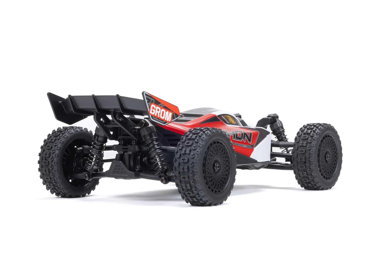 Arrma 1/18 Typhon GROM 4wd Smart RTR with Lipo Batt/USB Charger - Red/White