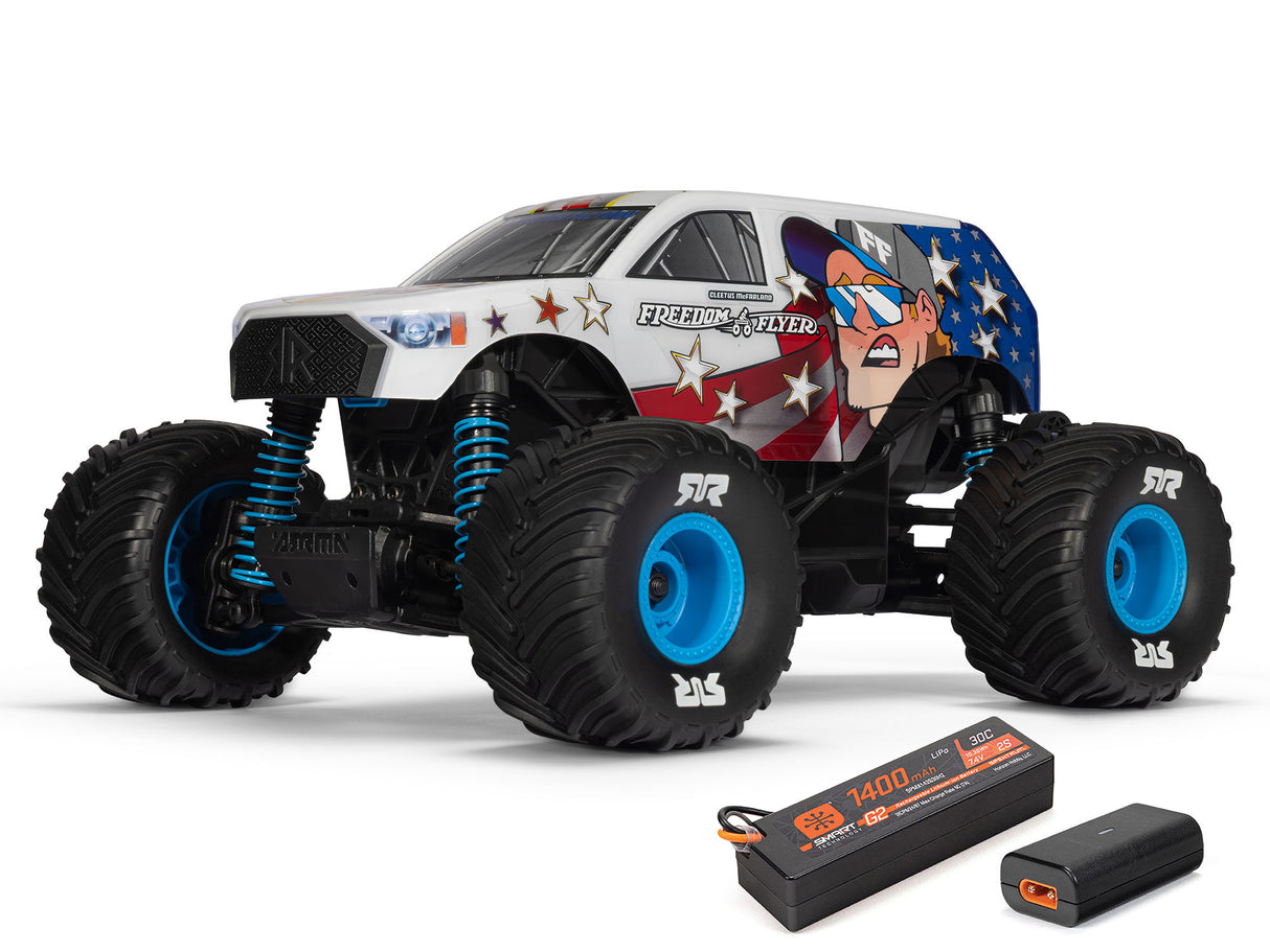 Arrma 1/16 FREEDOM FLYER GROM 4X4 RTR Brushed Monster Truck (Battery & Charger included) Pre Order - Expected end of July