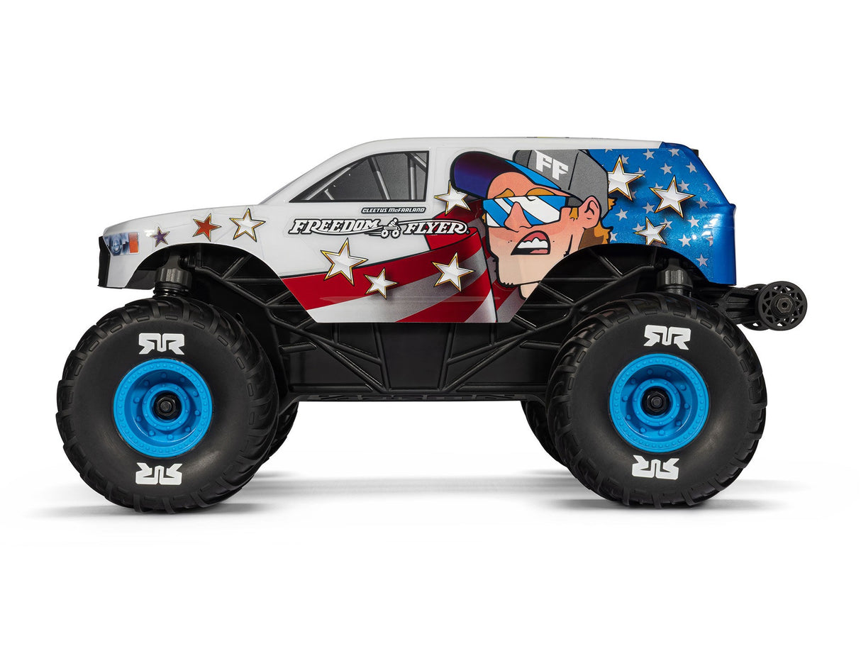 Arrma 1/16 FREEDOM FLYER GROM 4X4 RTR Brushed Monster Truck (Battery & Charger included) Pre Order - Expected end of July