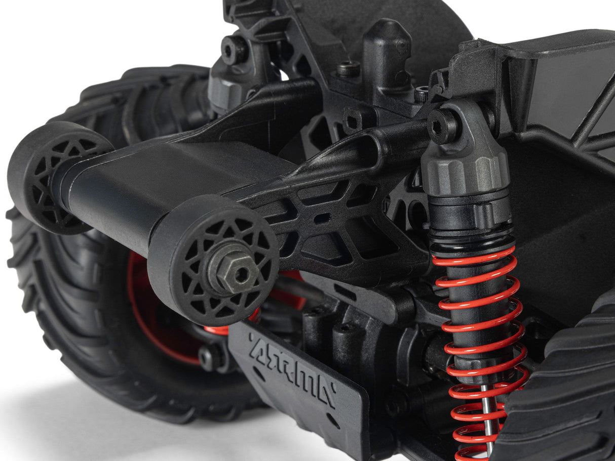ARRMA 1/16 QUAKE GROM 4X4 RTR Monster Truck Red - For Pre Order - Expected Late November