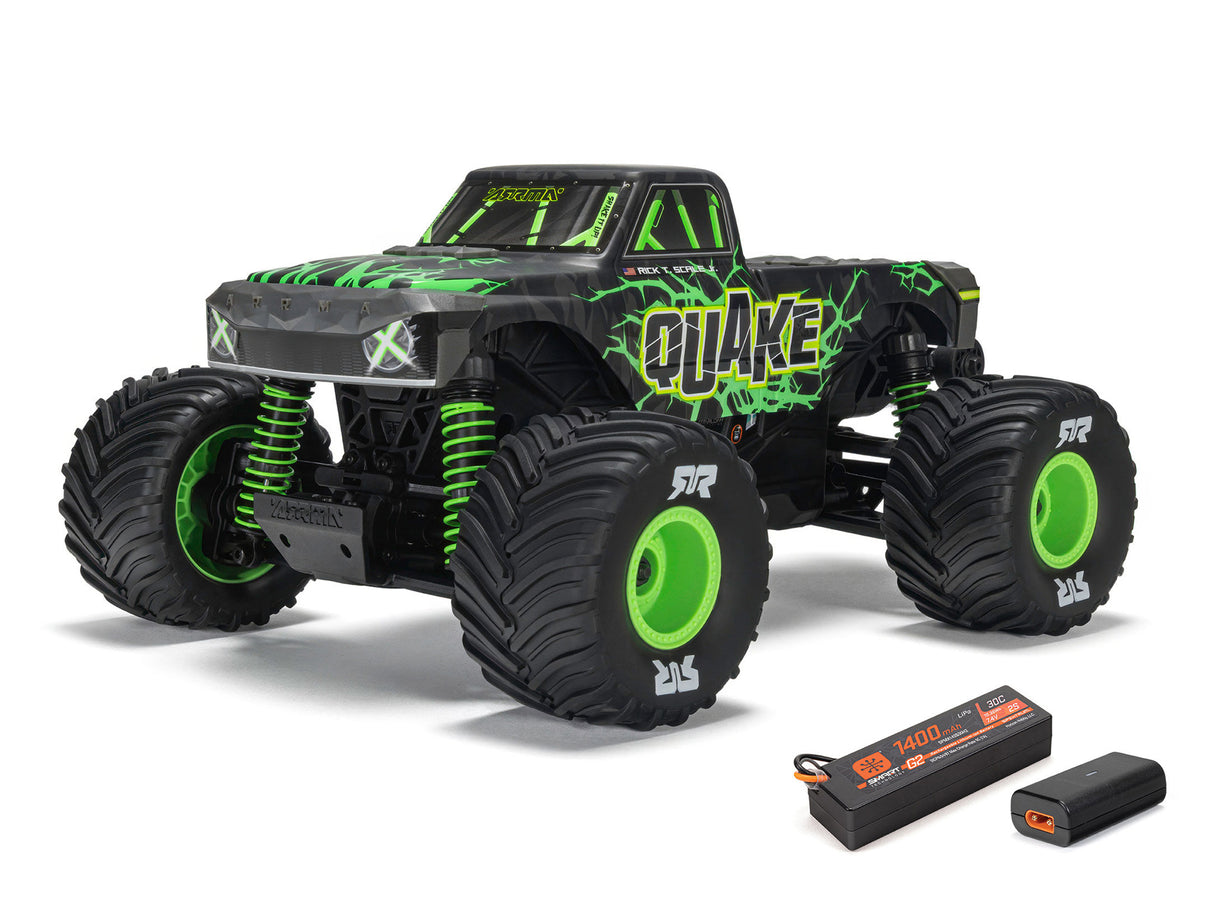 ARRMA 1/16 QUAKE GROM 4X4 RTR Monster Truck Green  - For Pre Order - Expected Late November