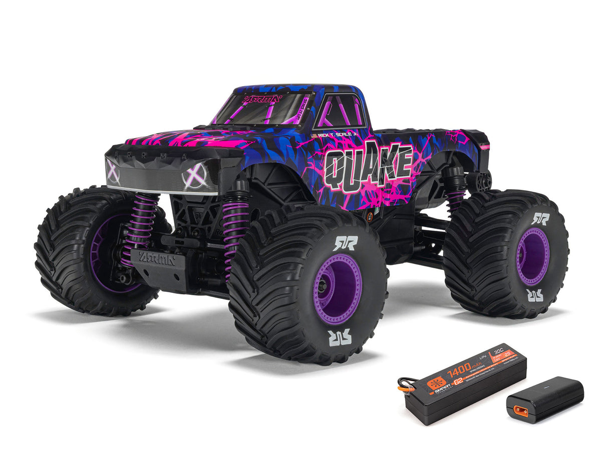 ARRMA 1/16 QUAKE GROM 4X4 RTR Monster Truck Purple  - For Pre Order - Expected Late November