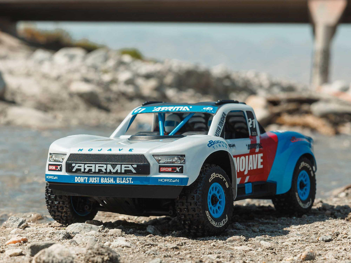 Arrma /18 MOJAVE GROM 223S BLX 4X4 DT with Batt/Charger White - FOR PRE ORDER ONLY - EXPECTED  EARLY DECEMBER