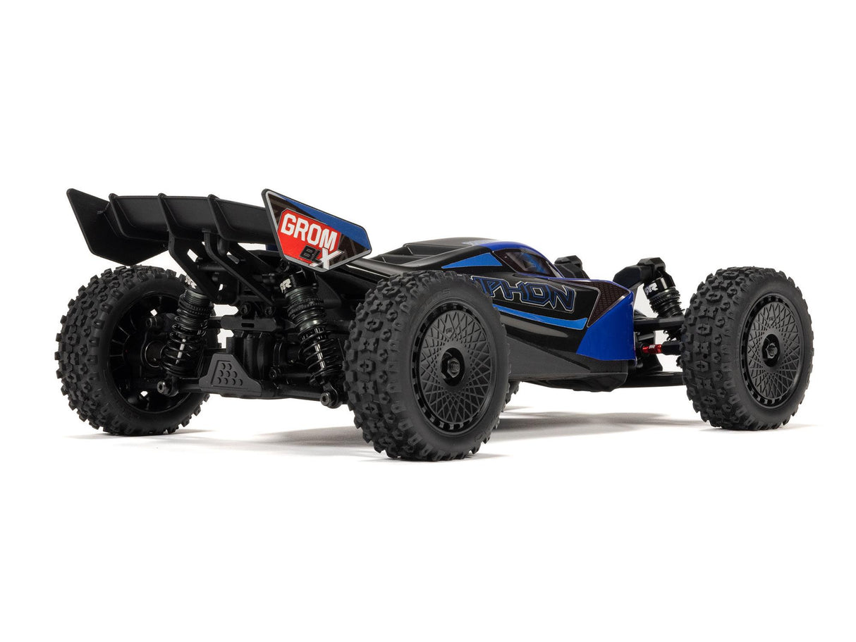 Arrma /18 TYPHON GROM 223S BLX Brushless 4X4 with Batt/Charger Blue