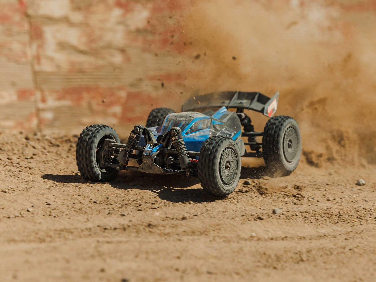 Arrma /18 TYPHON GROM 223S BLX Brushless 4X4 with Batt/Charger Blue - FOR PRE ORDER ONLY - EXPECTED LATE NOVEMBER