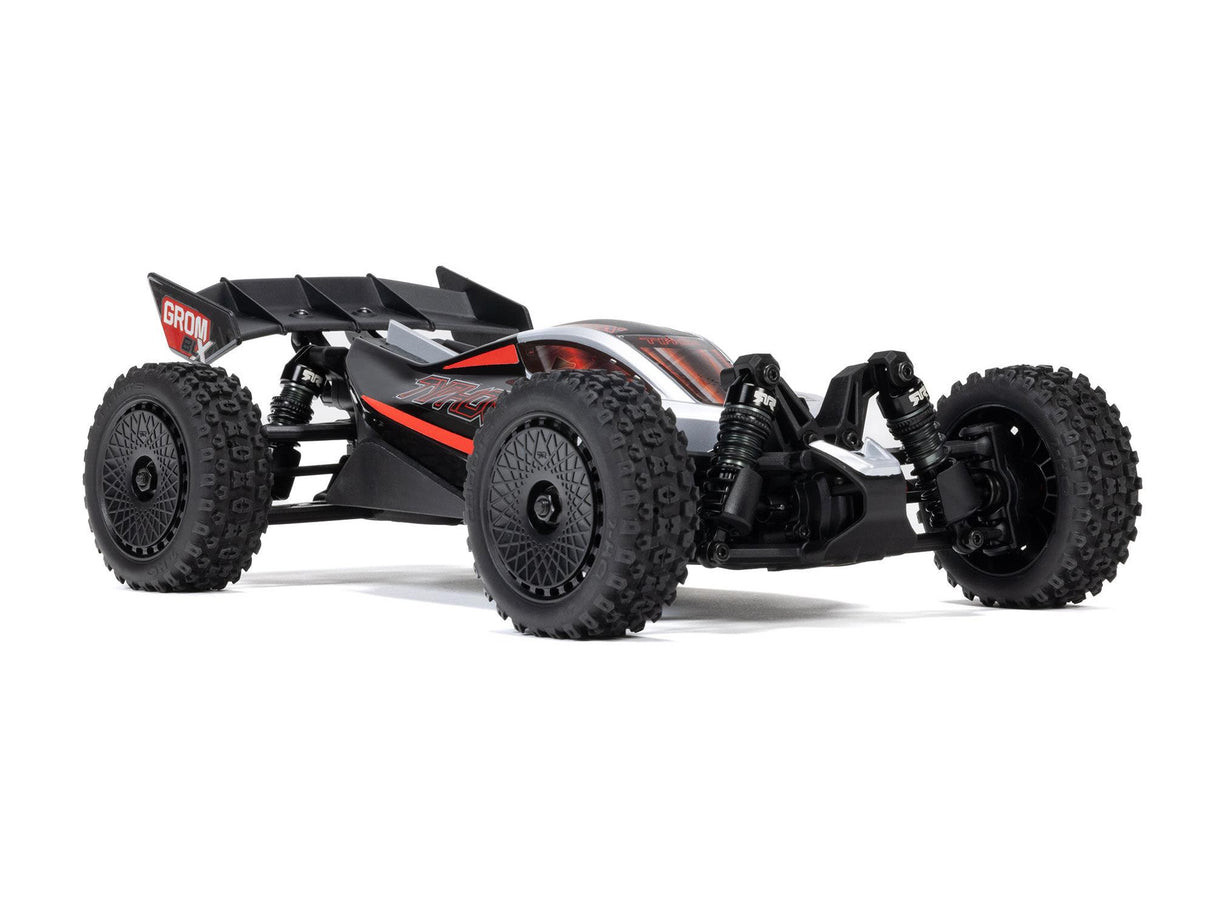 Arrma 1/18 TYPHON GROM 223S BLX 4X4 Buggy (No Battery or Charger) Silver - FOR PRE ORDER ONLY - EXPECTED LATE NOVEMBER