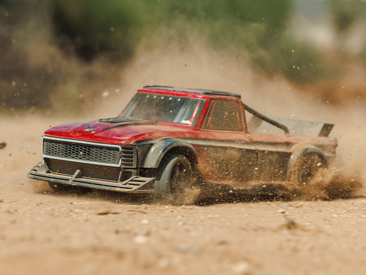 ARRMA 1/12 INFRACTION GROM 3S BLX 4X4 RTR with Batt/Charg - Red/Black - Pre Order - Expected late October