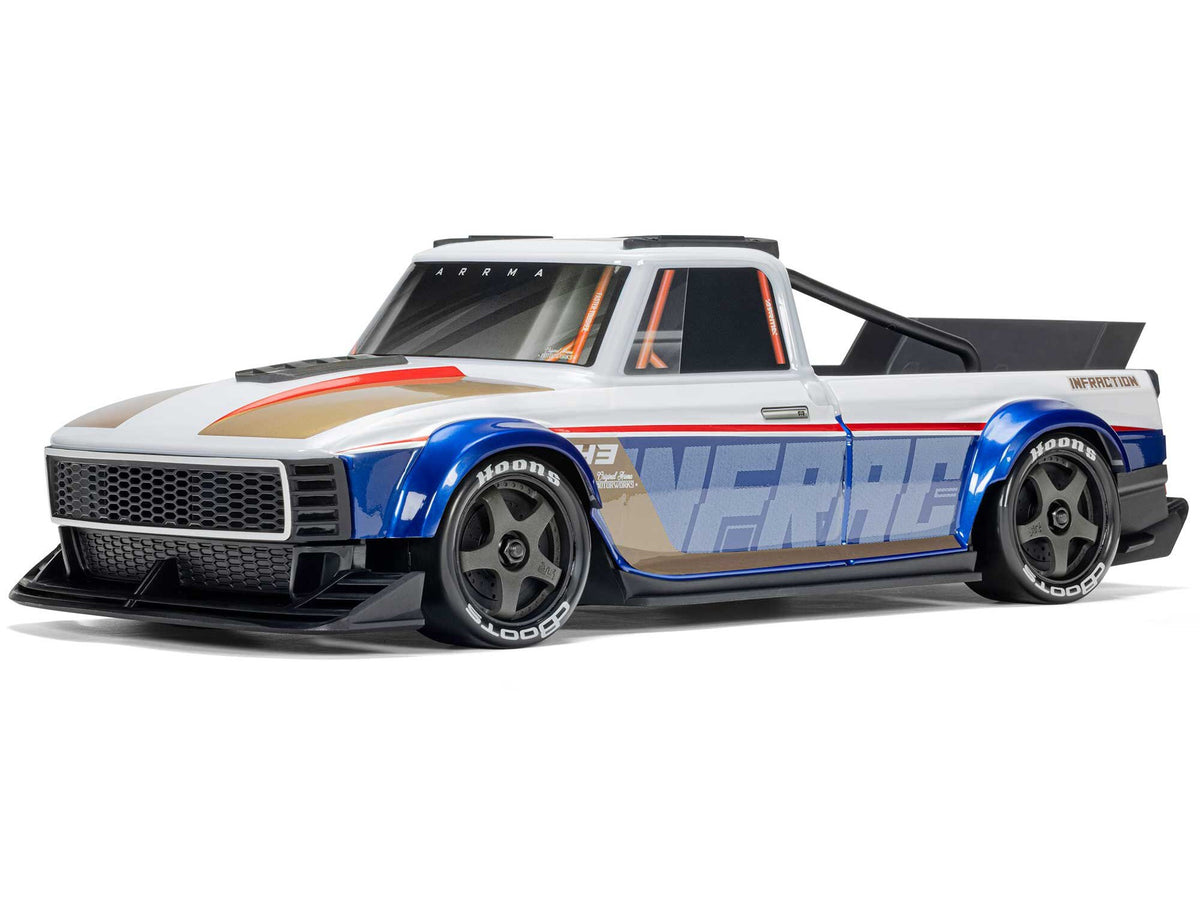 ARRMA 1/12 INFRACTION GROM 3S BLX 4X4 RTR - Blue/Red - Pre Order - Expected late October