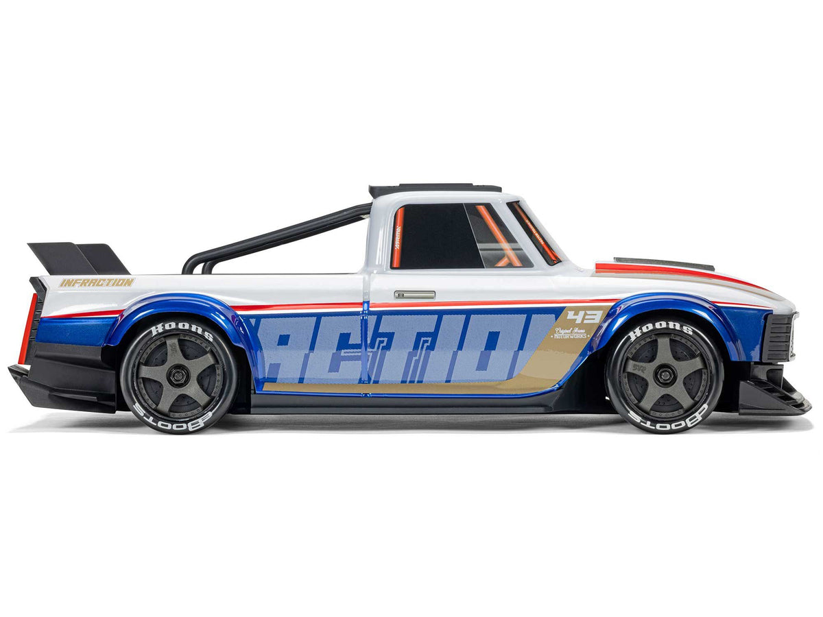 ARRMA 1/12 INFRACTION GROM 3S BLX 4X4 RTR - Blue/Red - Pre Order - Expected late October