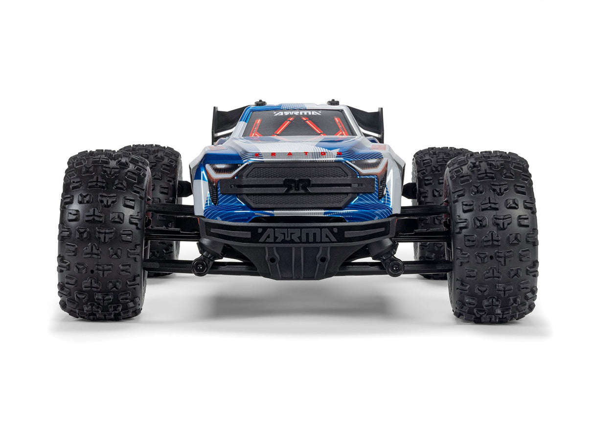 Arrma 1/16 MINI KRATON 3S DSC 4X4 RTR with Batt/Charg, Red/Blue - Pre Order - Expected mid March
