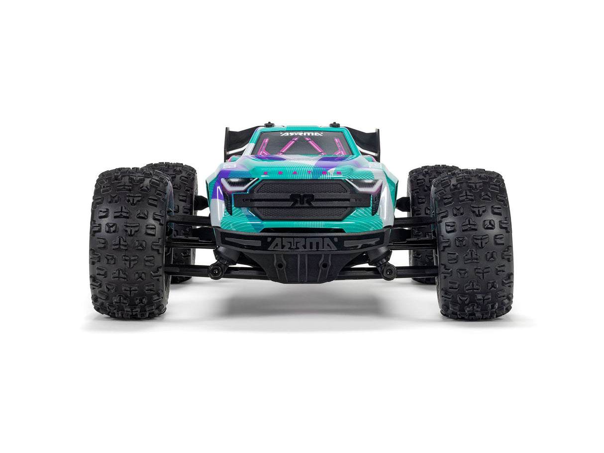 Arrma 1/16 MINI KRATON 3S DSC 4X4 RTR with Batt/Charg Teal/Pink C-ARA2508ST2 NEW - Pre Order - Expected mid March