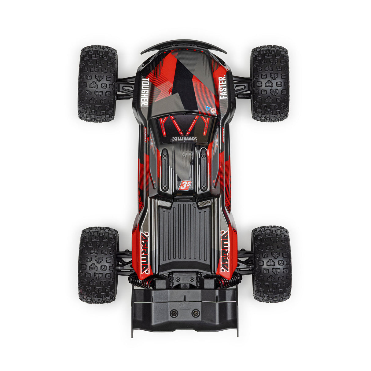 Arrma 1/16 MINI KRATON 3S DSC 4X4 RTR Speed Truck - Black/Red - Pre Order - Expected mid March