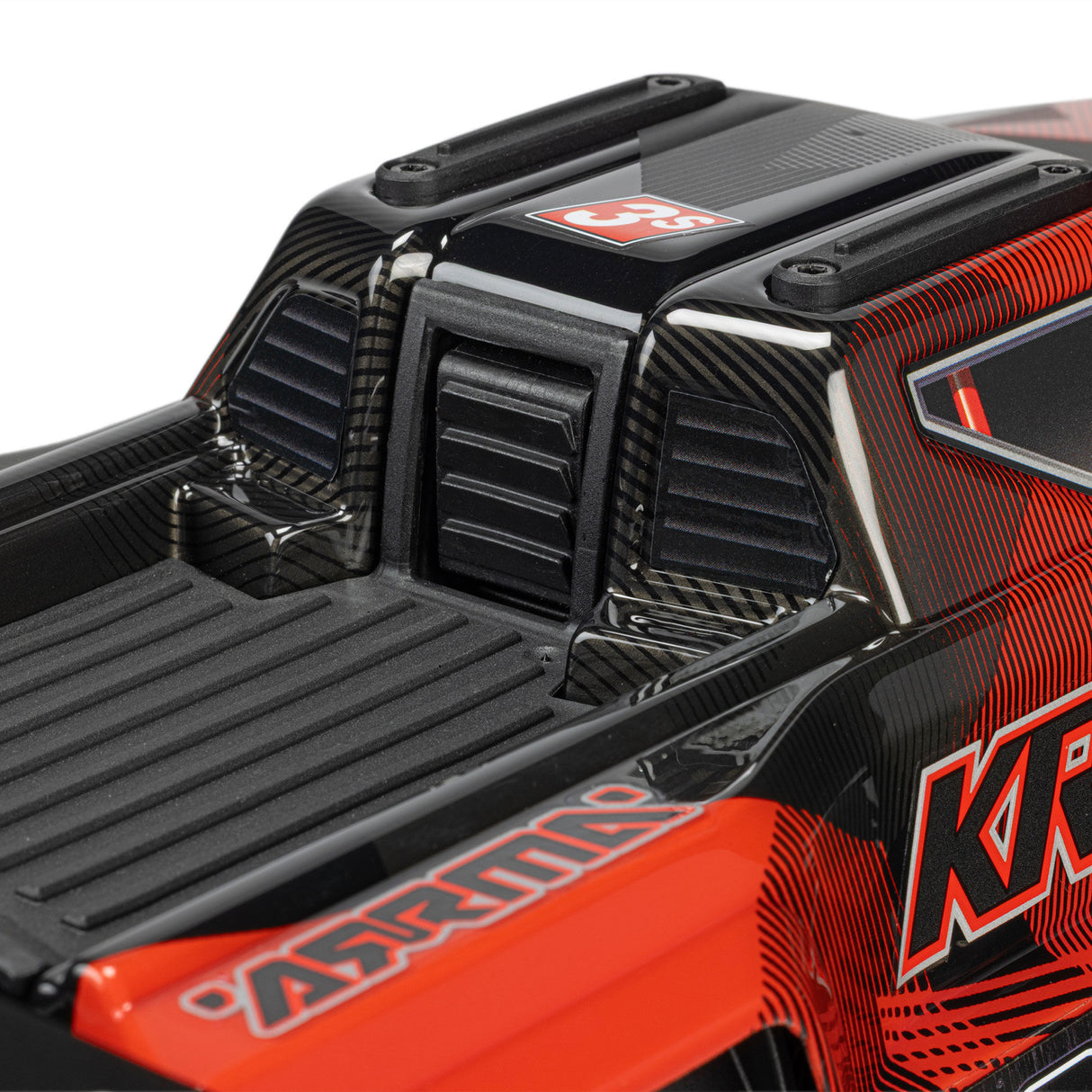 Arrma 1/16 MINI KRATON 3S DSC 4X4 RTR Speed Truck - Black/Red - Pre Order - Expected mid March