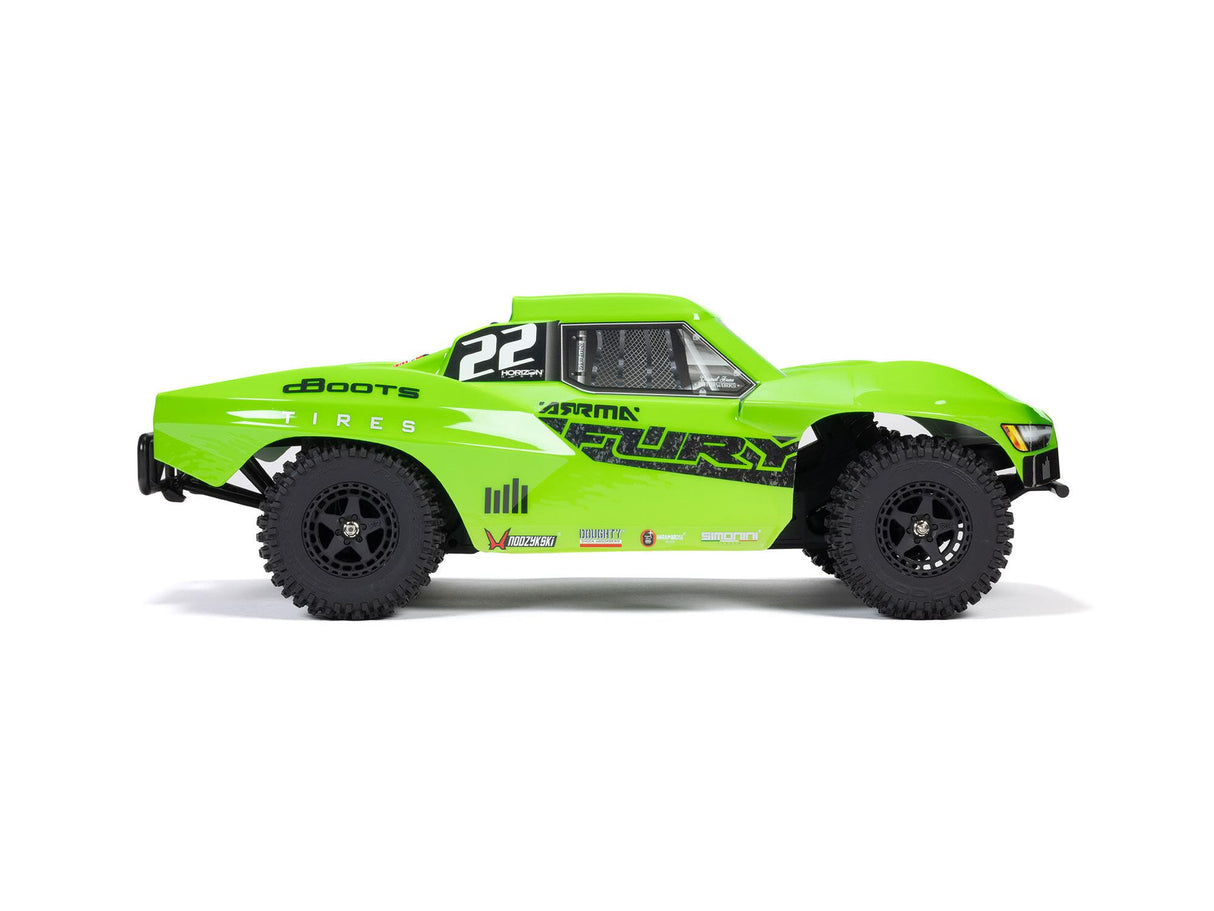 ARRMA FURY 2WD (No Battery or Charger)Green