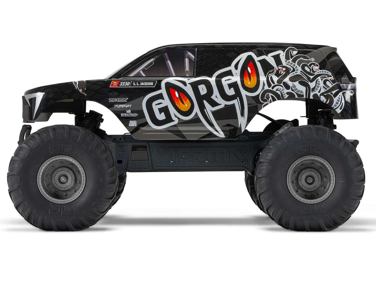 Arrma Gorgon 2wd MT 1/10 Ready-To-Assemble Kit w/8.4v/Chg Gunmetal ARA3230SKT1